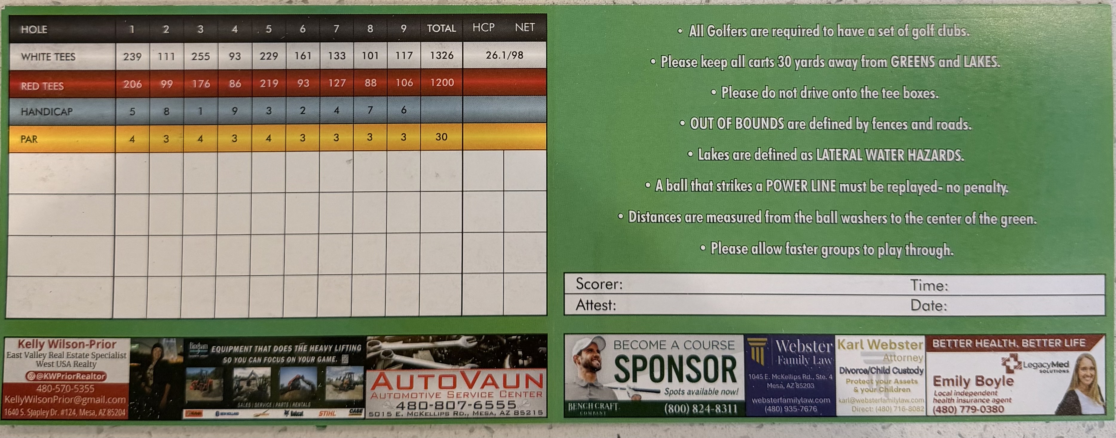 scorecard 